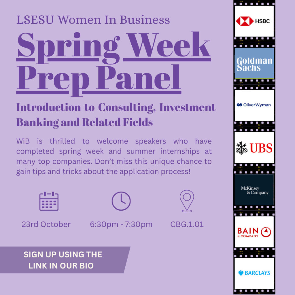 introduction to consulting, investment banking and related fields spring week prep panel 1